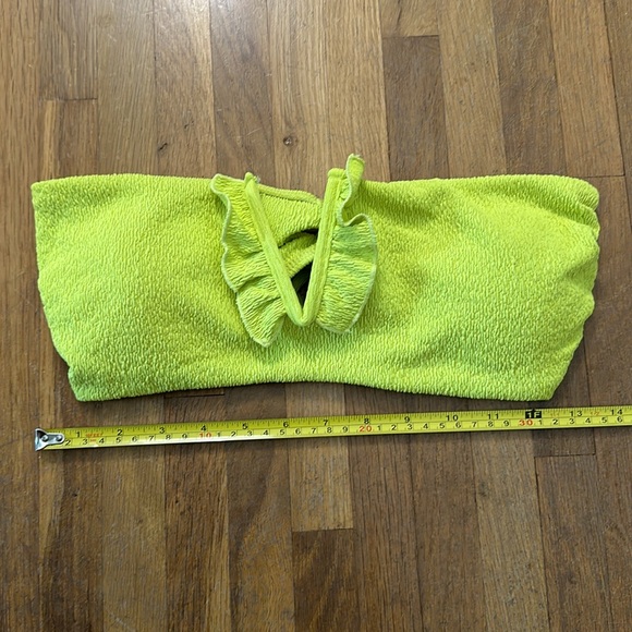 *last chance!!* Shein | Women’s lime green terry cloth bikini swimsuit - Picture 14 of 16